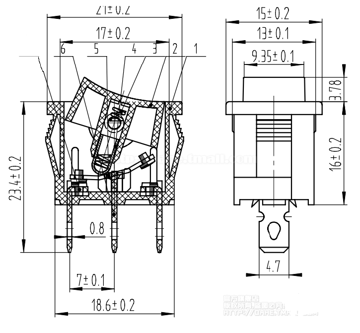 Kcd3 переключатель схема подключения